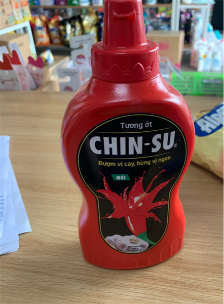 TƯƠNG ỚT CHIN SU ĐƯỢM VỊ CAY TO, BÙNG VỊ NGON 500G- THÙNG 12 CHAI