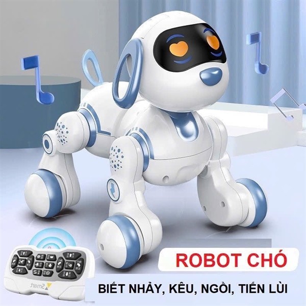 Đồ chơi chó robot cảm biến thông minh điều khiển từ xa