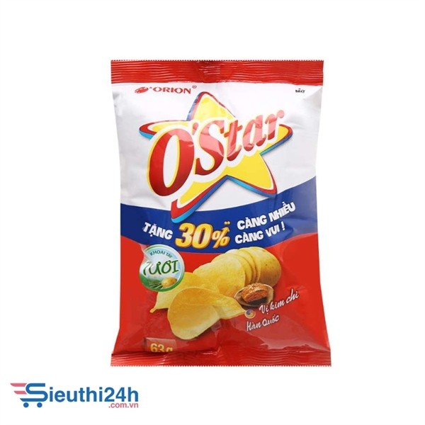 Bim Bim Snack o’star vị kim chi 35g