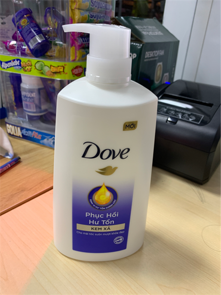 KEM XẢ DOVE PHỤC HỒI HƯ TỔN CHO TÓC SUÔN MƯỢT KHỎE ĐẸP 642ML