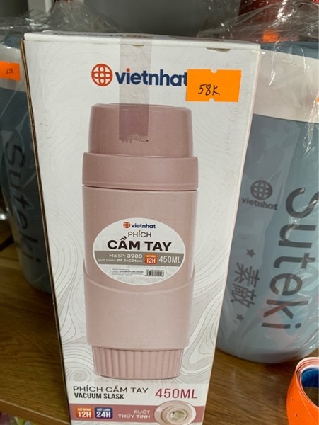 Phích cầm tay Việt NHật 450ml 3980