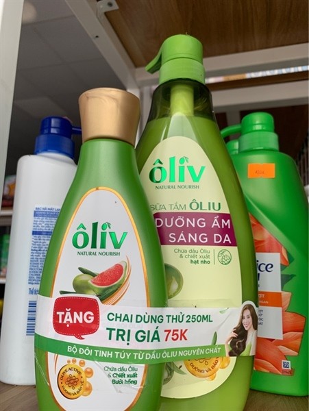 Sữa tắm oliu dưỡng ẩm sáng da 650ML