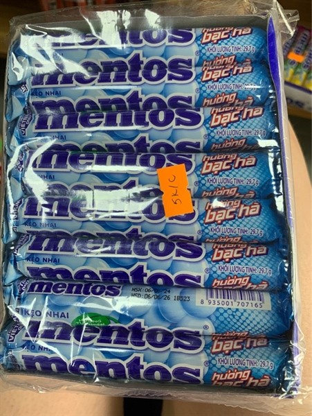 Mentos bạc hà