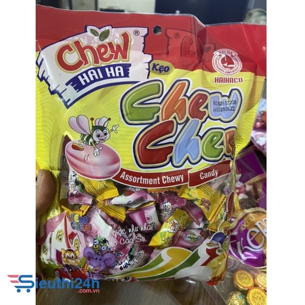 Kẹo Chew To Hải Hà Hương Trái Cây Hỗn Hợp 350g-Thung 20goi