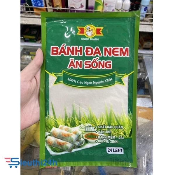 Bánh đa nem ăn sống Ngọc Thanh tệp 24 lá