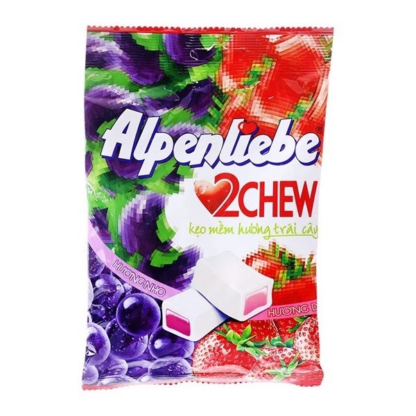 Kẹo Alpenliebe Chew hương dâu nhỏ gói nhỏ