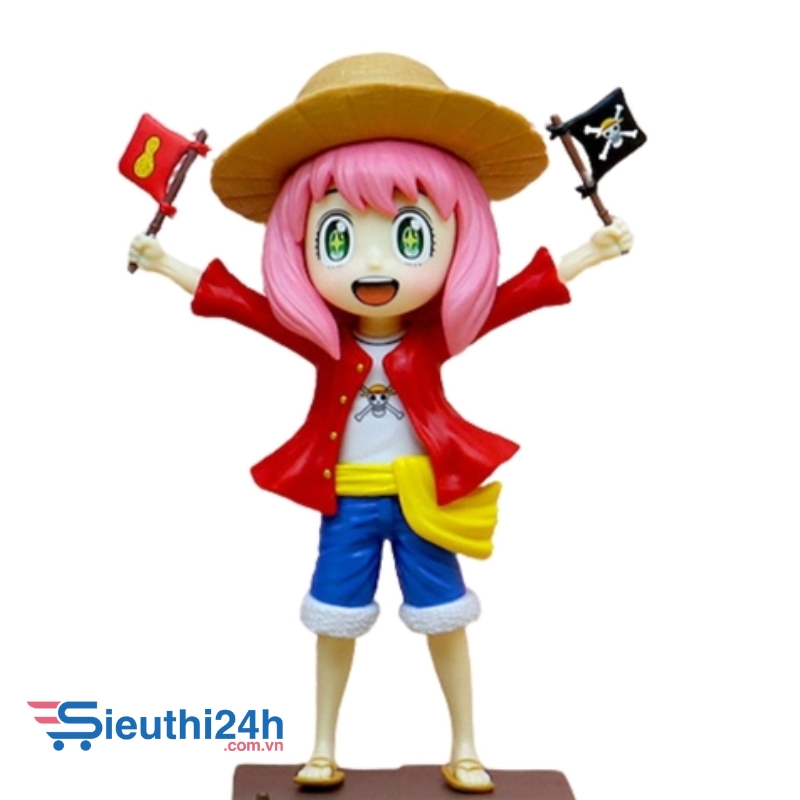MÔ HÌNH ANYA FORGER - SPY X FAMILY - TANTEI-GOKKO Cosplay Luffy - Cao : 23cm - Nặng : 250gram