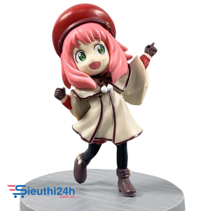 MÔ HÌNH ANYA FORGER - SPY X FAMILY - TANTEI-GOKKO Đội mũ đỏ - Cao : 12cm - Nặng : 140gram