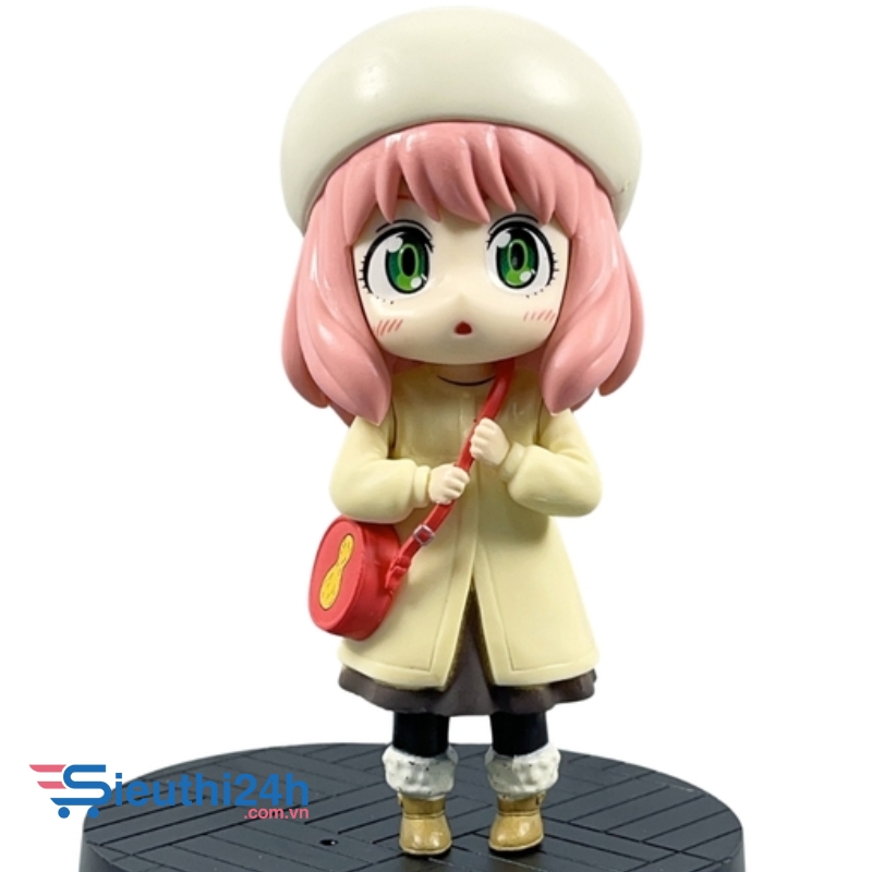 MÔ HÌNH ANYA FORGER - SPY X FAMILY - TANTEI-GOKKO Đội Mũ Trắng - Cao : 14cm - Nặng : 140gram