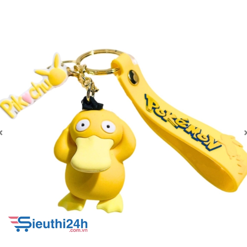 Móc khóa Vịt Koduck - Dây móc dài : 10cm - mô hình Vịt Koduck Cao : 5.5cm - Nặng 45gram