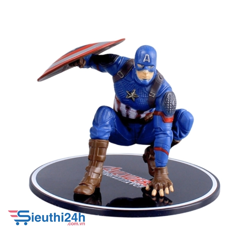 Mô Hình Avenger Captain America Đội Trưởng Mỹ - Cao 10cm - Rộng 13.5cm - Nặng 250gram