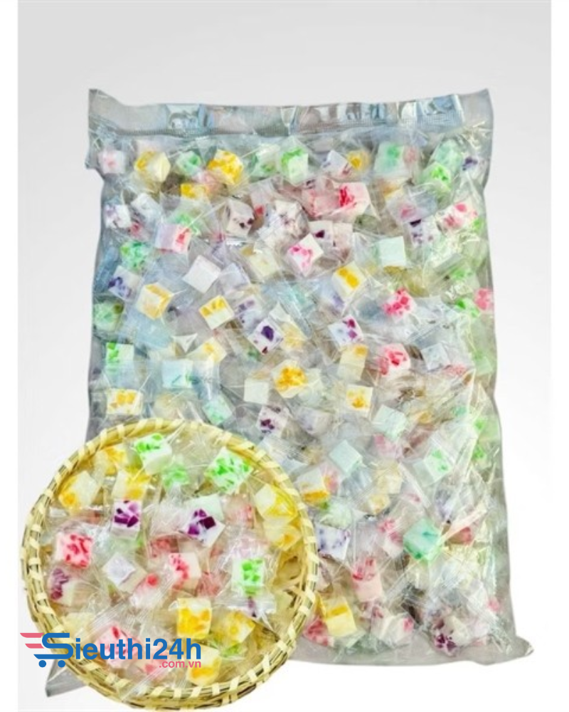 Kẹo dẻo sữa chua mix vị 1 kg
