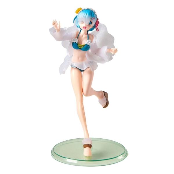 Mô Hình RE:ZERO Rem tóc xanh bikini dáng đứng siêu quyến rũ