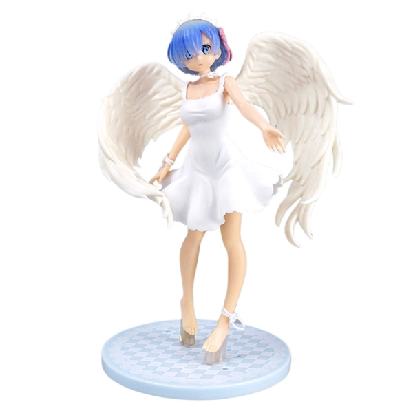 Mô Hình RE:ZERO Rem Thiên thần váy trắng