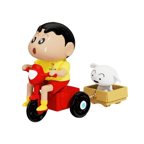 mô hình shin đèo cún áo vàng dây cót