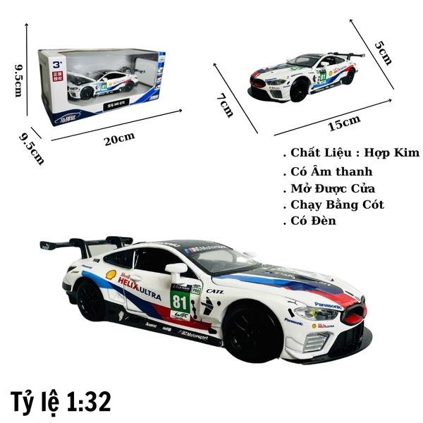 Mô Hình xe bmw sport 81 tỉ lệ 1:32