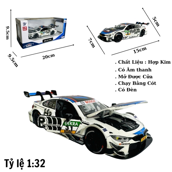 Mô Hình xe bmw sport 31 tỉ lệ 1:32