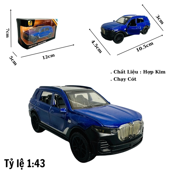 Mô Hình xe bmw xanh tỉ lệ 1:43