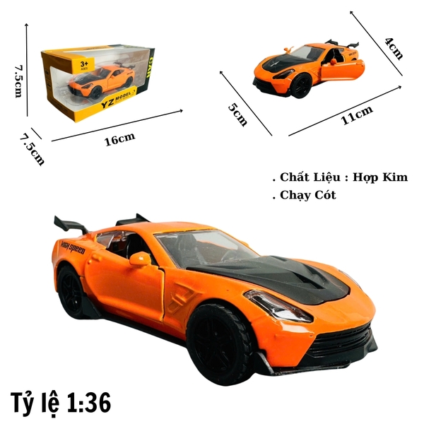 Mô Hình xe chevrolet cam mới tỉ lệ 1:36