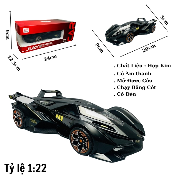 Mô Hình Xe ferrari F1 đen 1:22
