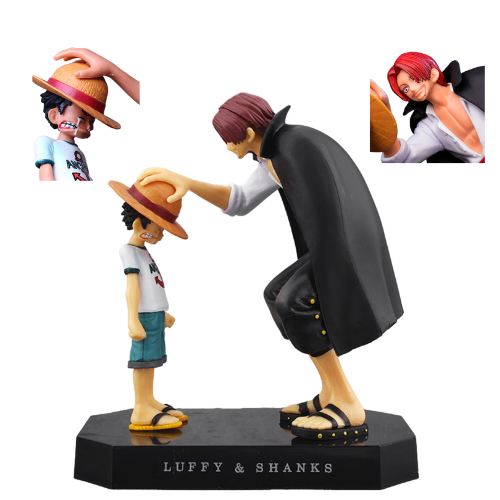 Mô hình đồ chơi - Luffy và Shanks tóc đỏ