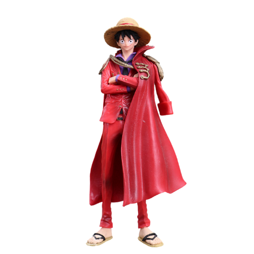 Mô hình đồ chơi - luffy mũ rơm áo choàng đỏ bản kỉ niệm 20 năm