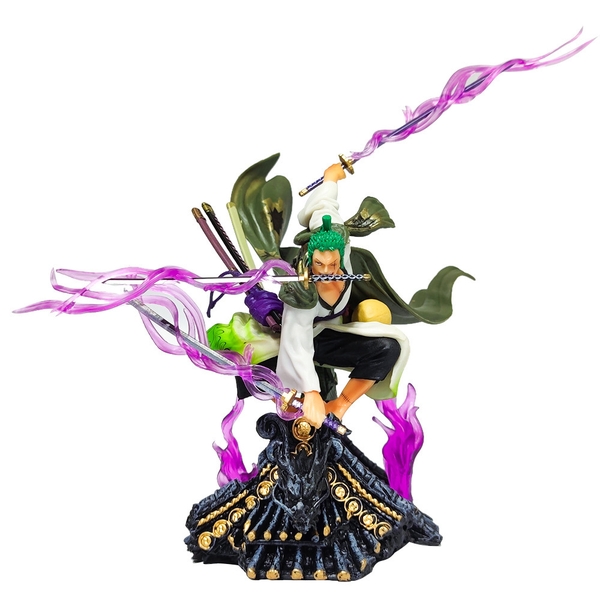 Mô hình Zoro wano trên mái nhà