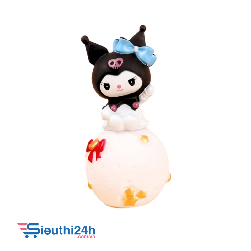 Mô Hình Lambara Kuromi đeo nơ