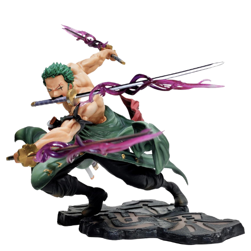 Mô hình đồ chơi - Zoro 3000 thế giới có 2 đầu 3 vòng hắc kiếm