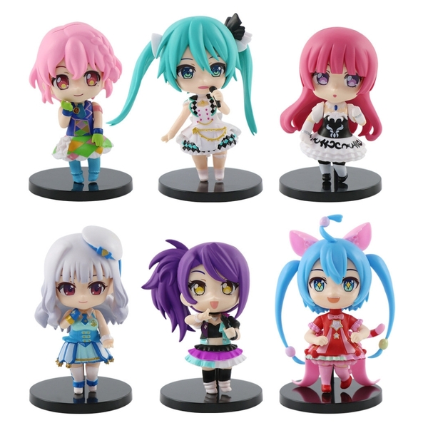 Mô Hình Hatsune Miku bộ 6 mô hình miku Bản B
