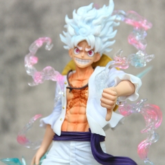 Mô Hình Luffy Gear 5 Cầm Sét Đế Đục