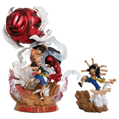 Bộ 3 Mô Hình Luffy Gear 4 Trạng Thái Chiến Đấu Cao 21cm
