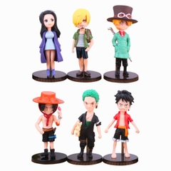 Mô Hình One Piece Chibi Bộ 6 Nhân Vật
