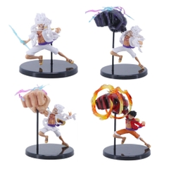 Bộ 4 Mô Hình Luffy Chiến Đấu Cao 9–14cm