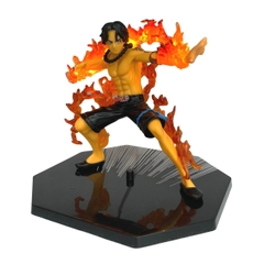 Mô Hình One Piece Ace Fzero đế trơn Có LED 15cm
