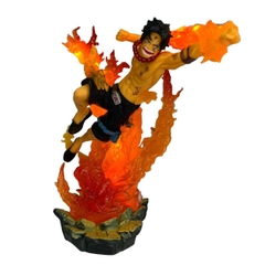 Mô Hình One Piece Ace Fzero Có LED USB 15cm