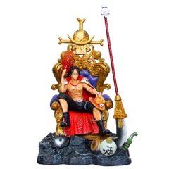 Mô Hình One Piece Ace Ngồi Ghế 33cm