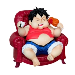 Mô Hình OnePiece Luffy Béo Ngồi Ghế 14cm