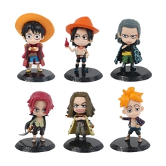 Bộ Mô Hình OnePiece 6 Nhân Vật Cao 8–11cm