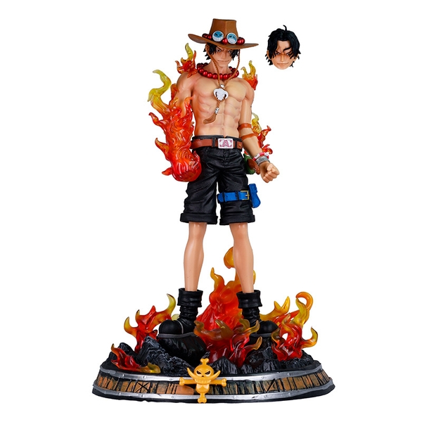 Mô Hình One Piece Ace Hỏa Quyền Dáng Đứng 42cm