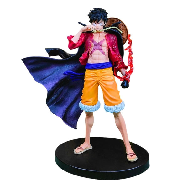 Mô hình One Piece Luffy Haki hoa anh đào - Cao 17cm