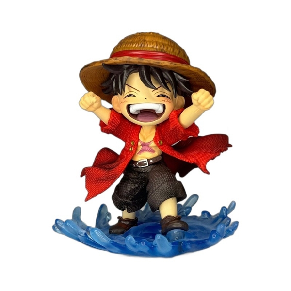 Mô hình OnePiece Luffy Kid dáng đứng cười cao 15cm có hộp