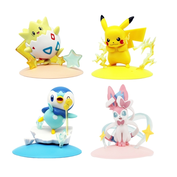 Bộ Mô Hình 4 Pokemon Có Đế Cao 8-10.5cm
