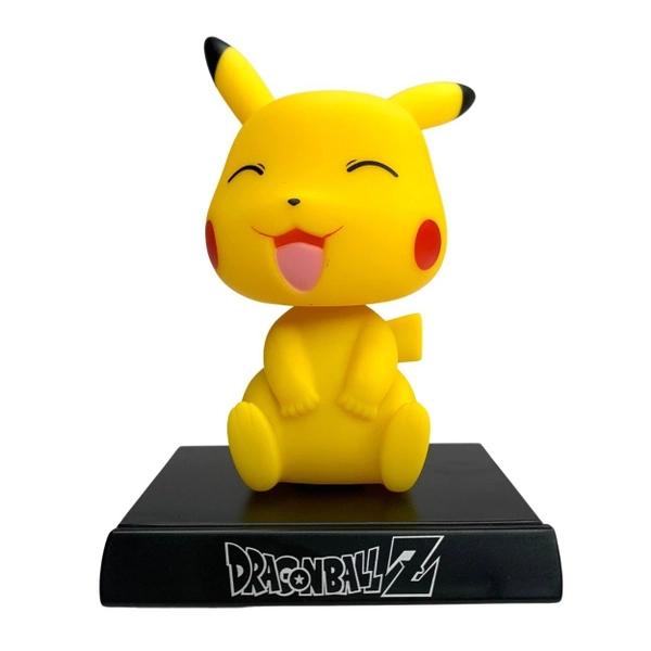 Mô Hình Pikachu Lắc Đầu Cười Tít Mắt 14cm