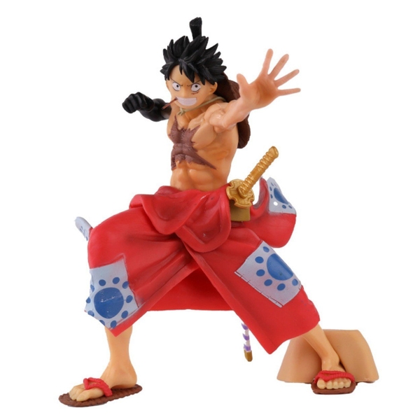 Mô Hình OnePiece Luffy Wano Siêu Ngầu 22cm