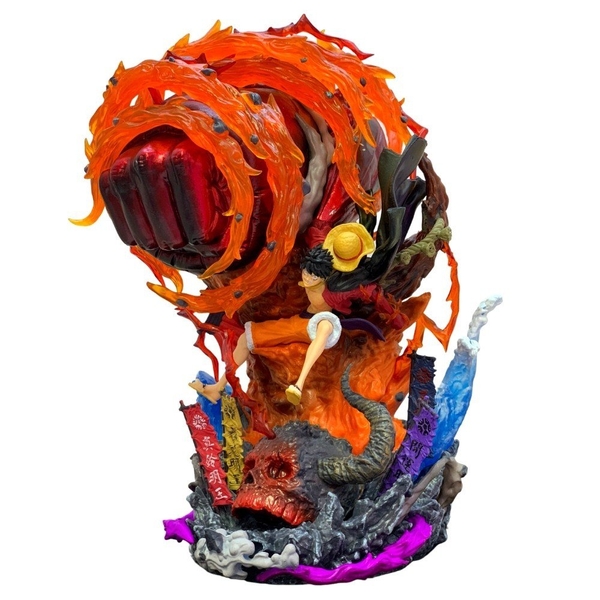 Mô Hình Luffy Wano Gear 3 Chiến Đấu – Cao 23cm