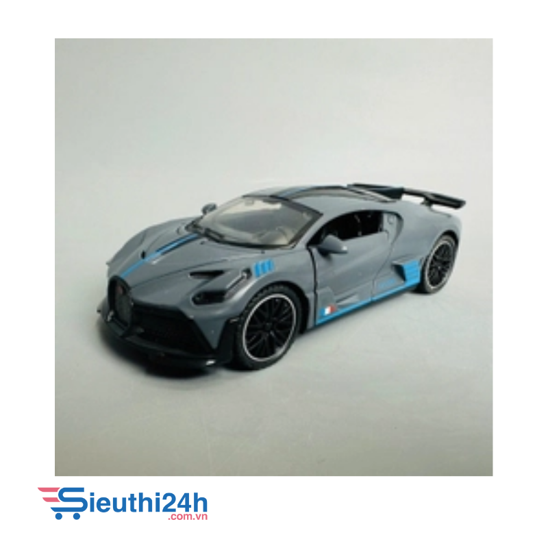 Mô Hình xe Bugati xám tỉ lệ 1:32