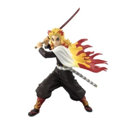 Mô hình đồ chơi - Viêm Trụ Rengoku Kyoujurou chiến đấu Cao 20cm - Kimetsu No Yaiba - - Có Hộp Đẹp - N4-K9-BL3-N1-K6-T3-S3