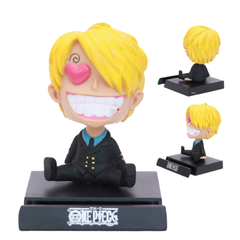 Mô Hình đồ chơi - Vinsmoke Sanji Chibi lắc đầu - One Piece - Có Hộp Màu - N3-K26-T1-S3