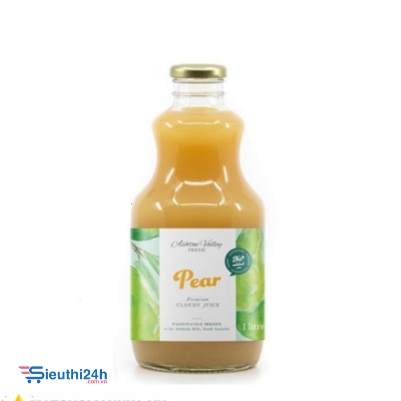 Nước lê tươi ép đục nguyên chất không thêm đường 1l (Cloudy Pear)